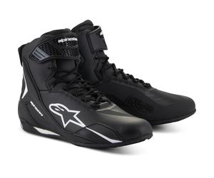 Stivali da moto Alpinestars Faster-4 neri e bianchi 42