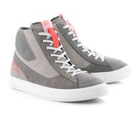 Stivali da moto Alpinestars Stated grigio chiaro-rosso fluo-bianco 43