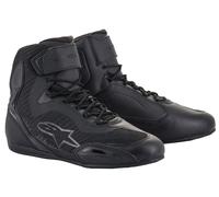 Stivali da moto Alpinestars Stella Faster-3 Rideknit da donna nero-grigio antracite 40