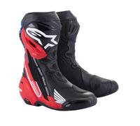 Stivali da moto Alpinestars Supertech R Honda nero-rosso fluo-blu-bianco 43