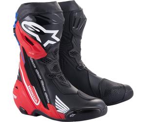 Stivali da moto Alpinestars Supertech R Honda nero-rosso fluo-blu-bianco 46
