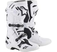 Stivali da moto Alpinestars Tech 10 bianchi 44,5