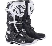 Stivali da moto Alpinestars Tech 10 bianchi e neri 47