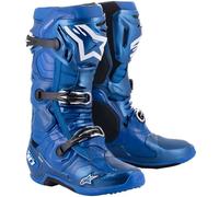 Stivali da moto Alpinestars Tech 10 blu-nero-bianco 42
