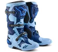 Stivali da moto Alpinestars Tech 10 Limited Edition Steelers Blu-Azzurro 47