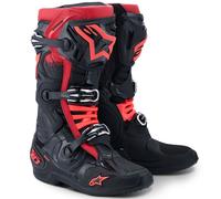 Stivali da moto Alpinestars Tech 10 nero-rosso 49,5