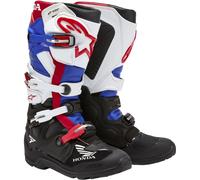 Stivali da moto Alpinestars Tech 7 Enduro Drystar Honda Nero-Blu-Bianco-Rosso 38