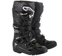 Stivali da moto Alpinestars Tech 7 Enduro Drystar Nero-Grigio-Giallo Fluo 52