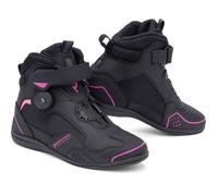 Stivali da moto da donna Rebelhorn Spark II neri e rosa 36
