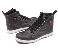 Modeka Lane Moto Stivali (Nero) TG: 45 Scarpe Chucks Per Moto