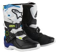 Stivali da moto per bambini Alpinestars Tech 3S Bianco-Nero-Blu 32