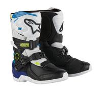 Stivali da moto per bambini Alpinestars Tech 3S Bianco-Nero-Blu 33