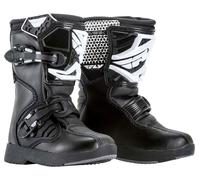 Stivali da moto per bambini FLY Racing NEW Maverik Mini Nero e Bianco 28