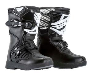 Stivali da moto per bambini FLY Racing NEW Maverik Mini Nero e Bianco 29