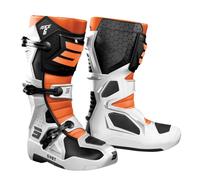 Stivali da moto Shot Race 6 bianco-nero-arancio 47