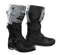 Stivali da moto Shot Race 6 nero-grigio-cromo 41