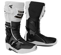 Stivali da moto Shot Race 8 bianco-nero 40