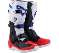 Stivali da motocross Alpinestars TECH 3 bianco-nero-blu-rosso 45,5