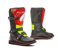 Stivali Moto Trial Forma ROCK Black/Red/Yellow Fluo Taglia:32