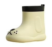 Stivali da neve 35 impermeabili First Shoes Buckle Strap Toddler Soft Bottom Breathable Princess Shoes Stivali in gomma 32, bianco, 26 EU