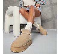 Stivali da neve con piattaforma e bordo intrecciato per donna - Alla moda, caldi e perfetti per tutto il giorno, comfort per Capodanno, San Valentino US10,US5,US6,US7,US8,US9Colore unico