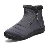 Stivali da Neve Impermeabili per Uomo E Donna Scarponcini Trekking E Camminata Stivali Stile Biker Antiscivolo Caldi E Resistenti Leggeri Effetto Barefoot con Fodera in Ecopelliccia