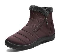 Stivali da Neve Impermeabili per Uomo E Donna Scarponcini Trekking E Camminata Stivali Stile Biker Antiscivolo Caldi E Resistenti Leggeri Effetto Barefoot con Fodera in Ecopelliccia