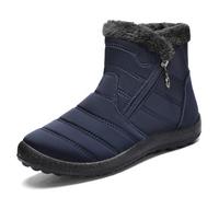 Stivali da Neve Impermeabili per Uomo E Donna Scarponcini Trekking E Camminata Stivali Stile Biker Antiscivolo Caldi E Resistenti Leggeri Effetto Barefoot con Fodera in Ecopelliccia