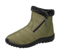 Stivali da Neve Impermeabili per Uomo E Donna Scarponcini Trekking E Camminata Stivali Stile Biker Antiscivolo Caldi E Resistenti Leggeri Effetto Barefoot con Fodera in Ecopelliccia