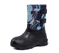 Stivali da neve invernali 2026, stivali da trekking con trazione media polpaccio per esterni per comfort nella stagione fredda, Blu, 42 EU