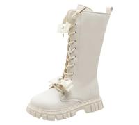 Stivali da Neve per Bambine Scarpe da Trekking Outdoor Scarpe Invernali Allaperto Antiscivolo Boots Stivali Piatti in Pile Caldo Leggero Antiscivolo Idéales pour l'Automne et l'Hiver