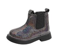Stivali da Neve per Bambine Scarpine Primi Passi Stivali alla Moda Chaussures Enfant pour École et Loisirs Scarpe Traspirante Morbido Casual Stivaletti Stringati per Bambina