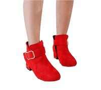 Stivali da Neve per Bambine Stivali da Equitazione per Ragazze Design alla Moda Scarpe Invernali Allaperto Antiscivolo Boots Chaussures Enfant pour École et Loisirs Idéales pour l'Automne et l'Hiver