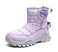 Stivali da Neve per Bambine Stivali di Cotone per Invernali Comodi Bottes de Printemps et d'Automne Scarpe Invernali Morbido Leggero Antiscivolo Design alla Moda Idéales pour l'Automne et l'Hiver