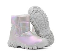 Stivali da neve per bambini, impermeabili, riflettenti, isolati, con albero lungo, per il freddo, maggiore calore, protezione termica, stivali da neve per uso esterno, avventure invernali