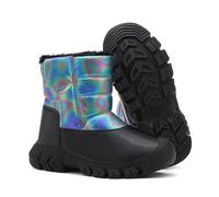 Stivali da neve per bambini, impermeabili, riflettenti, isolati, con albero lungo, per il freddo, maggiore calore, protezione termica, stivali da neve per uso esterno, avventure invernali