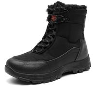 Stivali da Neve Uomo Classici Antiscivolo, Scarpe da Corsa a Piedi Nudi, Stivali da Neve Caldi, Foderati e Impermeabili, Scarpe Invernali e Scarpe da Trekking per Attività All'Aperto
