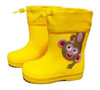 Stivali da Pioggia Bambino Unisex Scarpe in Gomma Acqua Impermeabile Leggero Confortevole Bambina Colorati Stivale Impermeabili per Bambini a Piedi Nudi Adolescenti Ragazze 4-12 Anni