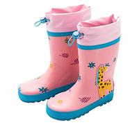 Stivali da Pioggia Bambino Unisex,Stivali Impermeabili Ultraleggeri Leggero Confortevole Gomma Bambina Colorati Stivaletti Unisex per Studenti della Scuola elementare