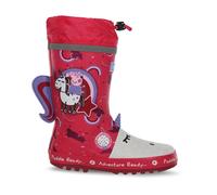 Regatta Peppa Puddle Welly Rain Boots Rosso EU 24 Ragazza