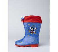 Stivali da pioggia bimbo mickey mouse blu e rossi