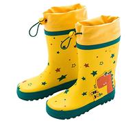 Stivali da Pioggia Classici per Bambini Galosce Antipioggia con Suola Antiscivolo Colorati Bambino Bambina Scarpe Impermeabili Leggeri E Flessibili Adolescenti Ragazze 4-12 Anni