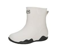 Stivali da pioggia da donna,Comodi Stivali Antinfortunistica, Chelsea Wellington Outdoor Boot,Antiscivolo Protective Footwear di Gomma per giardino ed escursionismo