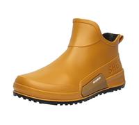 Stivali da pioggia da donna, corti, leggeri, in gomma da donna/uomo, a mezza altezza, antiscivolo, alla moda, da trekking, traspiranti, per pioggia, neve, attività all'aperto, antiscivolo, marrone, 37