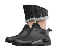 Stivali da pioggia da donna, corti, tinta unita, comodi, in gomma, piatti, antiscivolo, estivi, coppie, scarpe da pesca, impermeabili