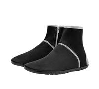 Stivali da pioggia da donna, leggeri, alla moda, impermeabili, con cerniera, comodi e traspiranti, con suola morbida in neoprene, per attività all'aria aperta, Nero , 38 EU