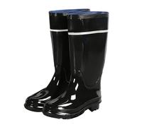 Stivali da pioggia da uomo in gomma da donna con coulisse e bocca elastica, scarpe in gomma, fondo, slipper, scarpe da cucina a olio, facili da pulire, perfette per passeggiate in giardino, h, 41 EU