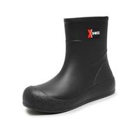 Stivali da Pioggia Donna Moda Antivento Alla Caviglia, Impermeabili Esterno Con Comfort Ultimi Robusta Suola Antiscivolo Scarpe Leggeri Giardiniere
