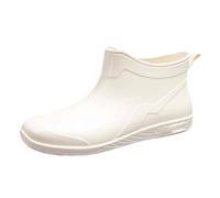 Stivali da Pioggia Donna Moda Antivento Corti Per Stivaletti In Gomma Impermeabili Di Con Tacco Basso Antiscivolo Esterni, Giardino e Cortile