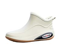 Stivali da Pioggia Donna Tronchetti Altezza Stivaletti con Suola Antiscivolo In Gomma Impermeabili Antivento Chelsea Leggeri Scarpe Giardiniere